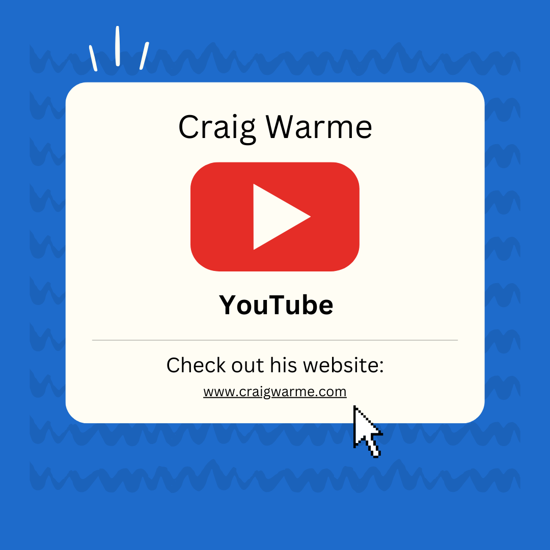 Craig Warme - YouTube - Bio Card